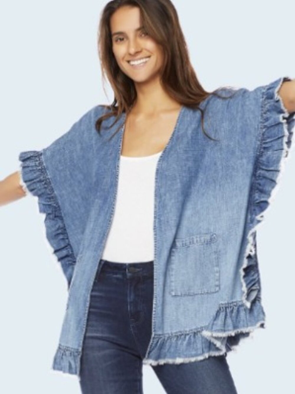 BILLY T DENIM KIMONO
